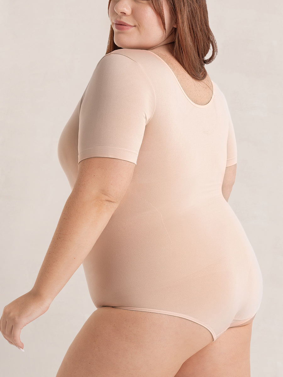 Shapermint Essentials All Day Every Day Short Sleeve Bodysuit