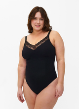 Lace-Up Bodystocking