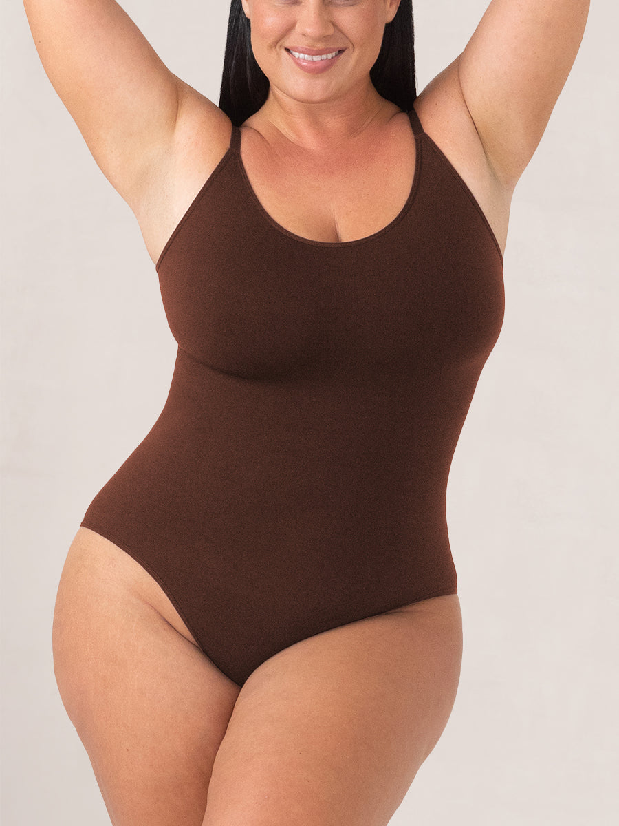 Shapermint Essentials All Day Every Day Scoop Neck Bodysuit