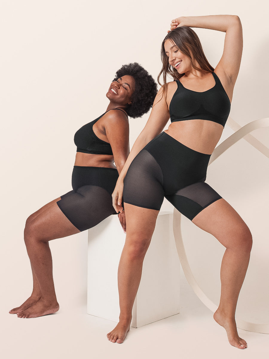 Shapermint Essentials Everyday Empower Mesh Shaper Shorts