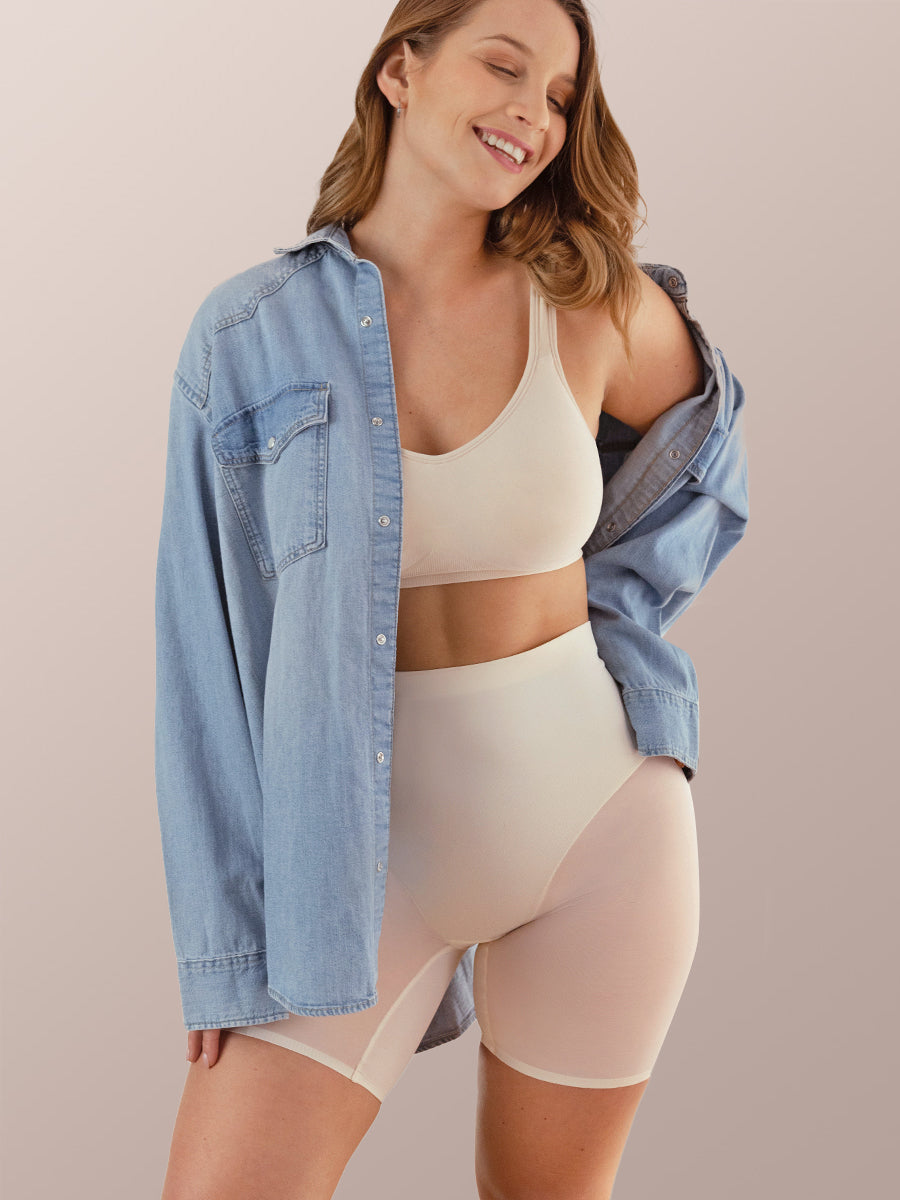 Shapermint Essentials Everyday Empower Mesh Shaper Shorts