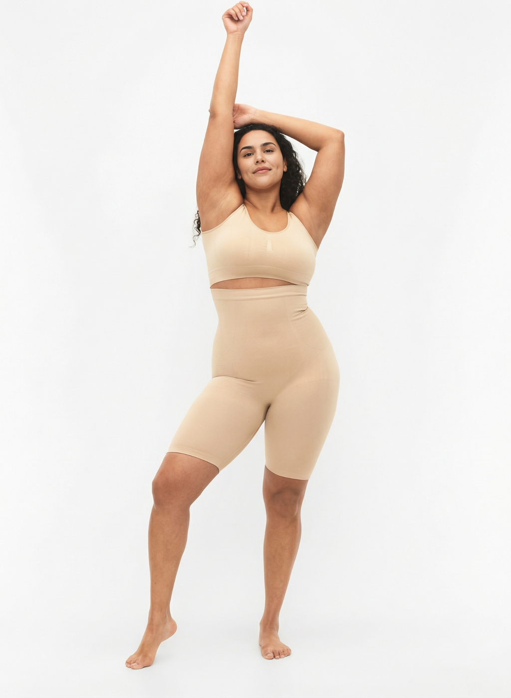 No-Roll High Waist Short