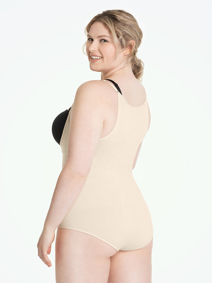 Shapermint Essentials Open Bust Bodysuit Shaper Panty