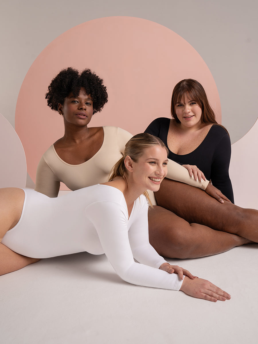 Shapermint Essentials All Day Every Day Long Sleeve Bodysuit