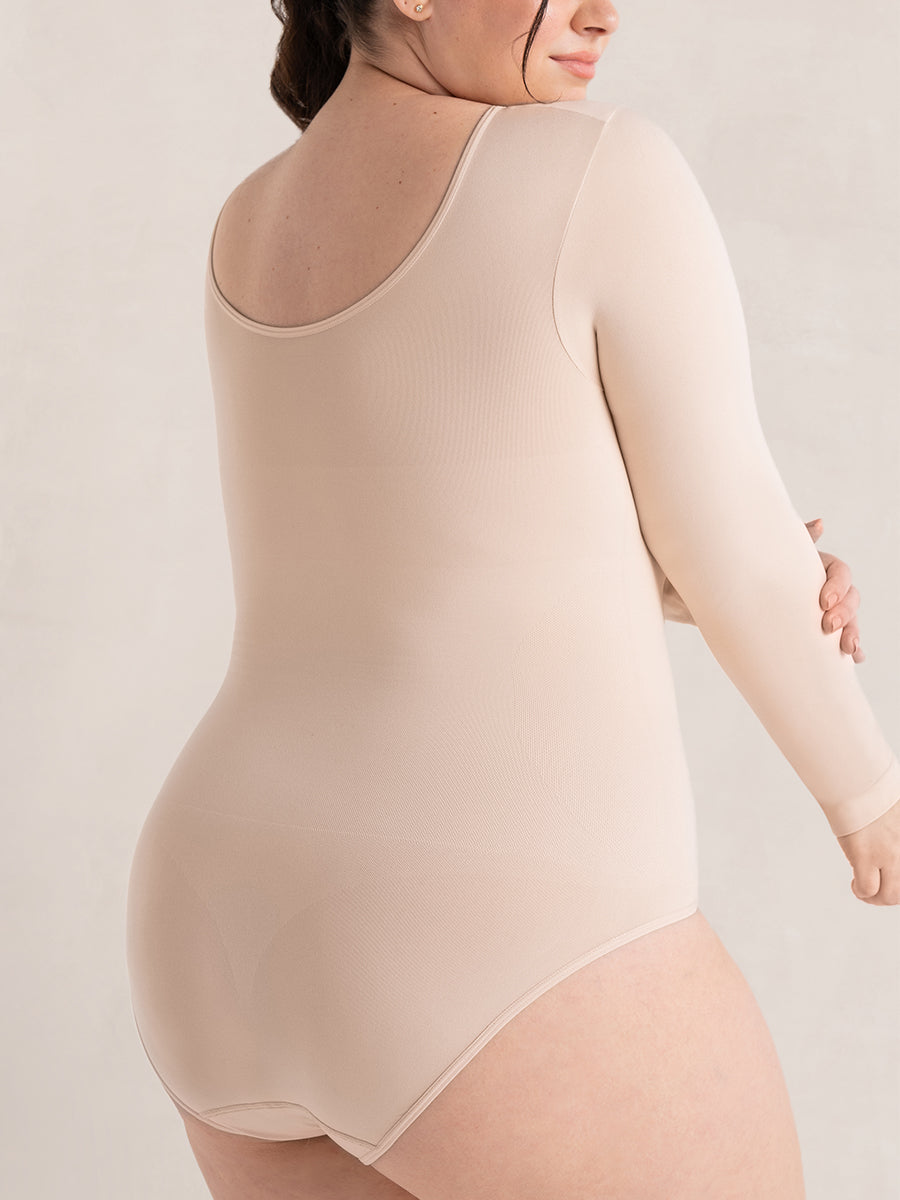 Shapermint Essentials All Day Every Day Long Sleeve Bodysuit