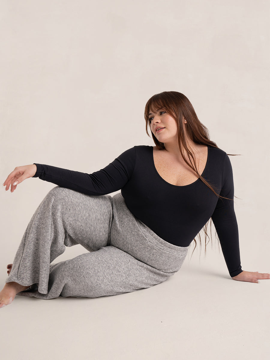 Shapermint Essentials All Day Every Day Long Sleeve Bodysuit