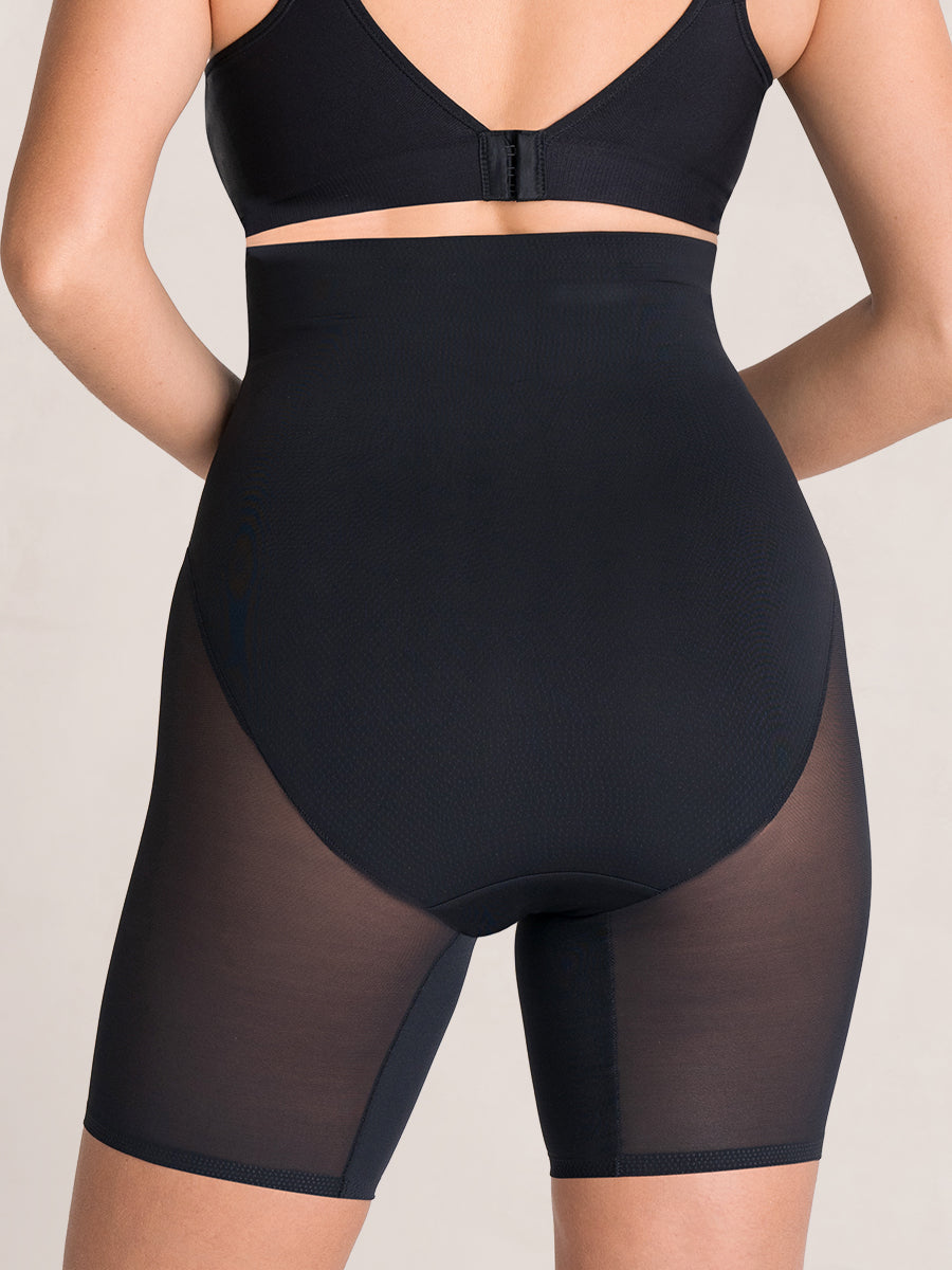 Shapermint Essentials Everyday Empower High-Waisted Mesh Shaper Shorts