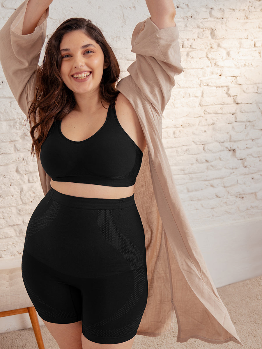 Shapermint Essentials Everyday Empower Jacquard Shaper Shorts